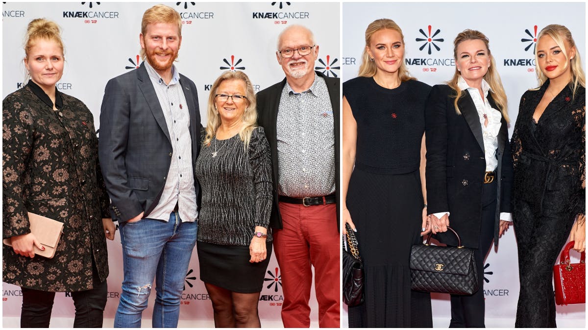 Stine, Troels, Kirsten, Jørgen, Thalia, Katharina og Elvira. 