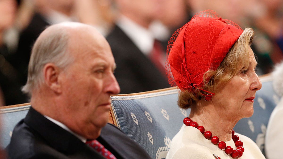 Kong Harald og dronning Sonja holder jul 2013