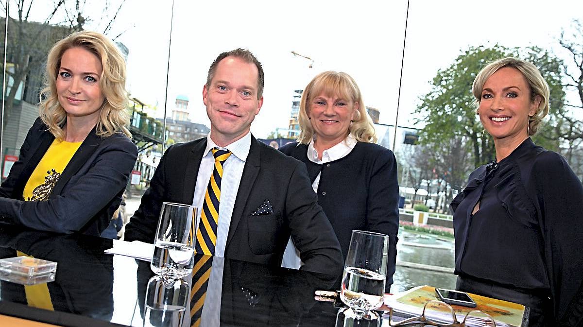 Annette Heick, Jan Grønborg, Annemette Krakau og Natasja Crone