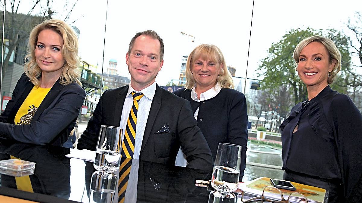 Annette Heick, Jan Grønborg, Annemette Krakau og Natasja Crone