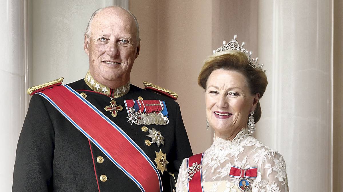 Kong Harald og dronning Sonja.