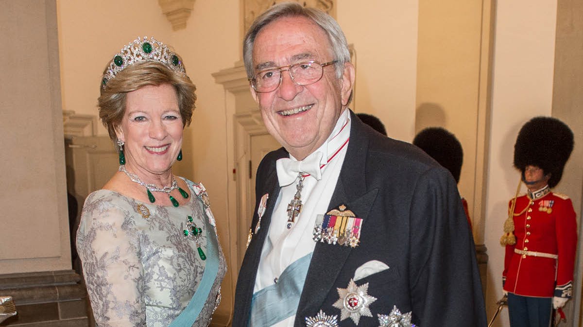 Dronning Anne-Marie og kong Konstantin, arkivfoto. 