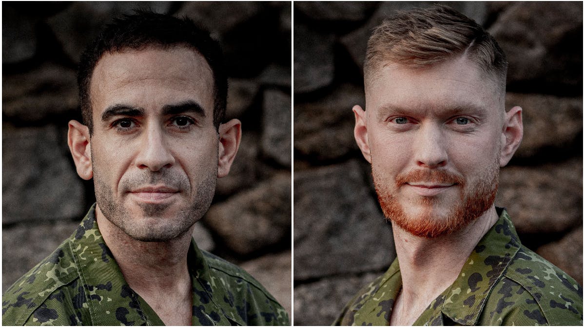 Abdel Aziz Mahmoud og Kasper Kirkegaard 