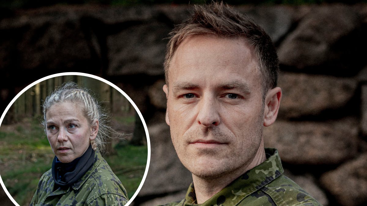 Mille Gori og Kristian Bech i "Korpset"