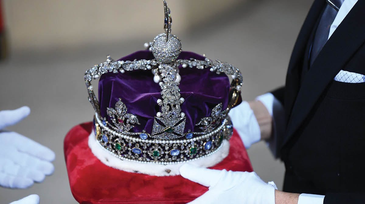 Den britiske Imperial State Crown.