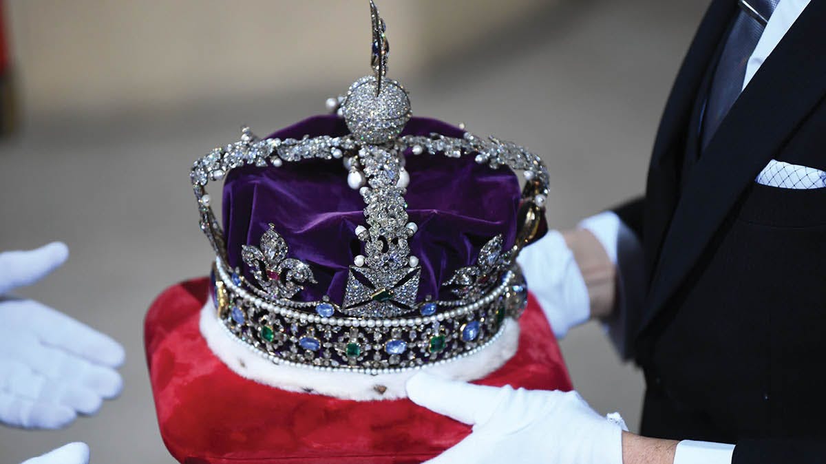 Den britiske Imperial State Crown.