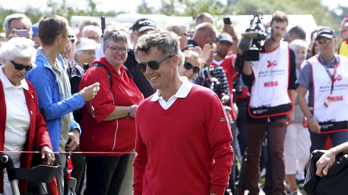 Kronprins Frederik ved Himmerland Golf & Spa Resort.