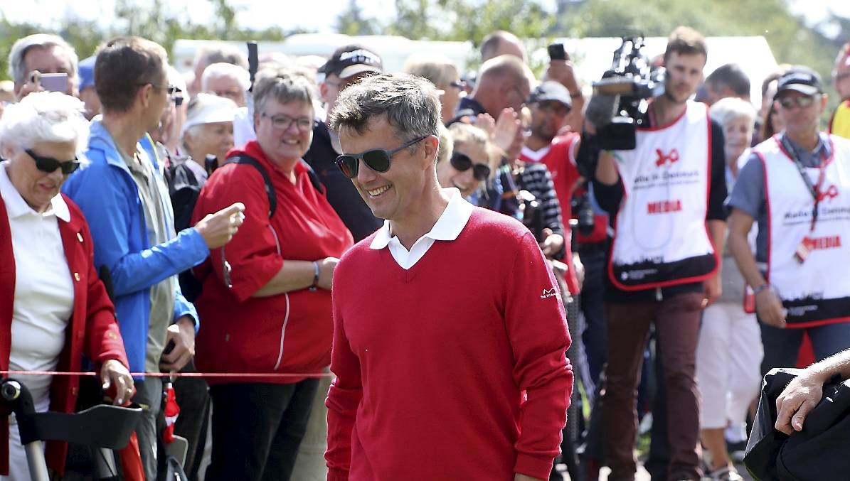 Kronprins Frederik ved Himmerland Golf & Spa Resort.