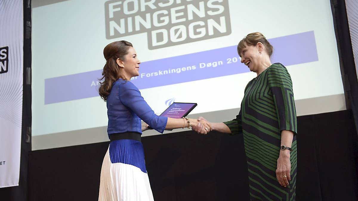 Kronprinsesse Mary ved Forskningens Døgn i Aalborg.