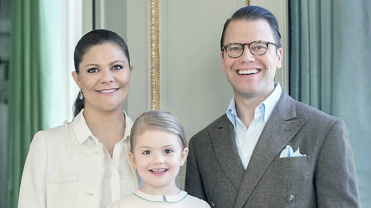 Kronprinsesse Victoria, prins Daniel, prinsesse Estelle