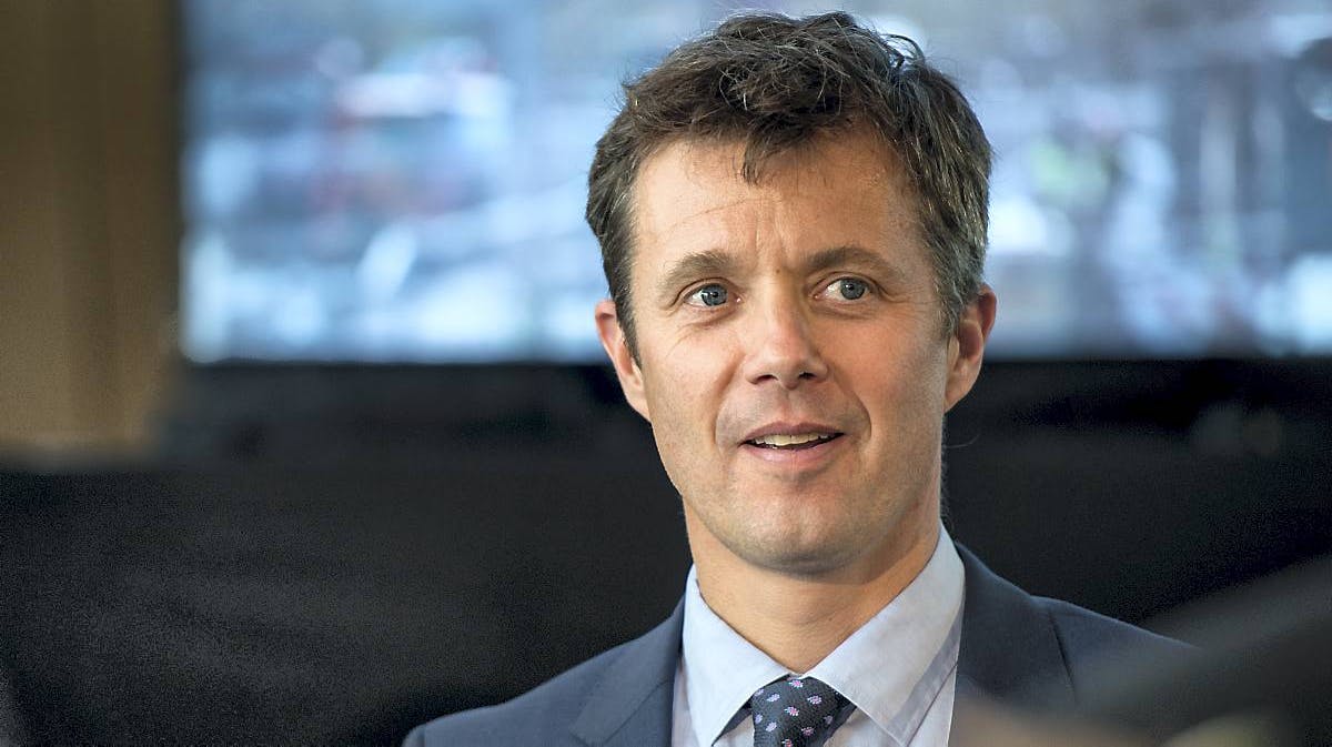 Kronprins Frederik ved en tidligere lejlighed