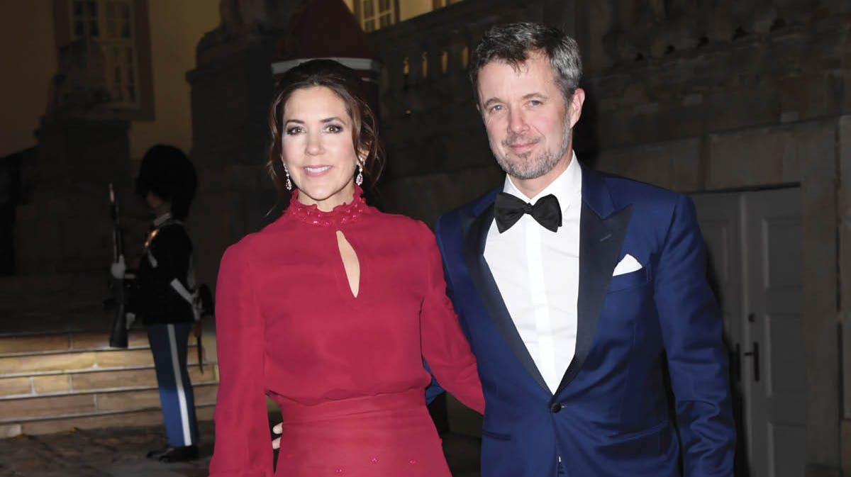 Kronprinsesse Mary og kronprins Frederik.