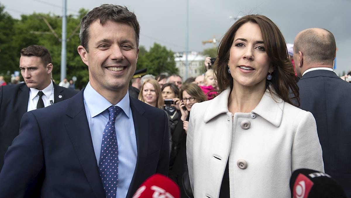 Kronprins Frederik og kronprinsesse Mary i Polen.