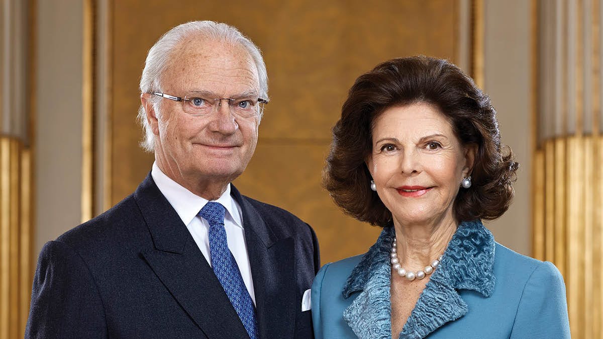 Kong Carl Gustaf og dronning Silvia.