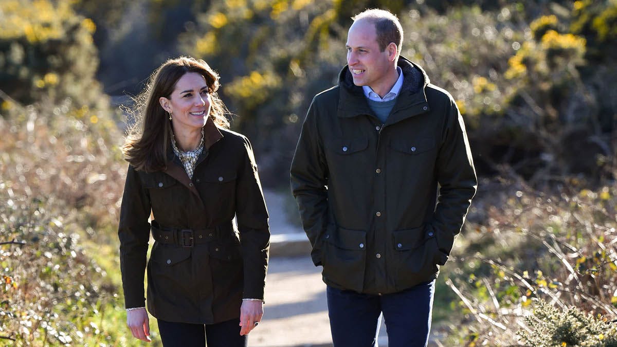 Hertuginde Catherine og prins William. 