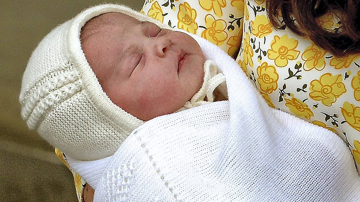 Prinsesse Charlotte blev præsenteret i maj 2015.