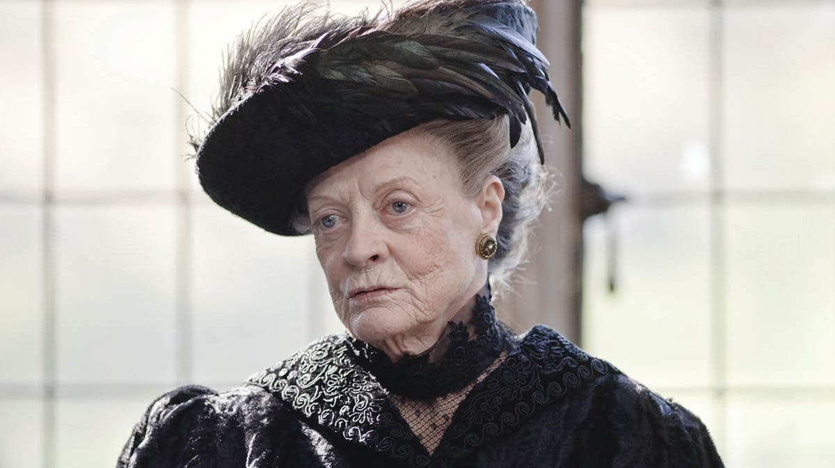 Rollen som Lady Violet Grantham i "Downton Abbey" spilles af Maggie Smith.