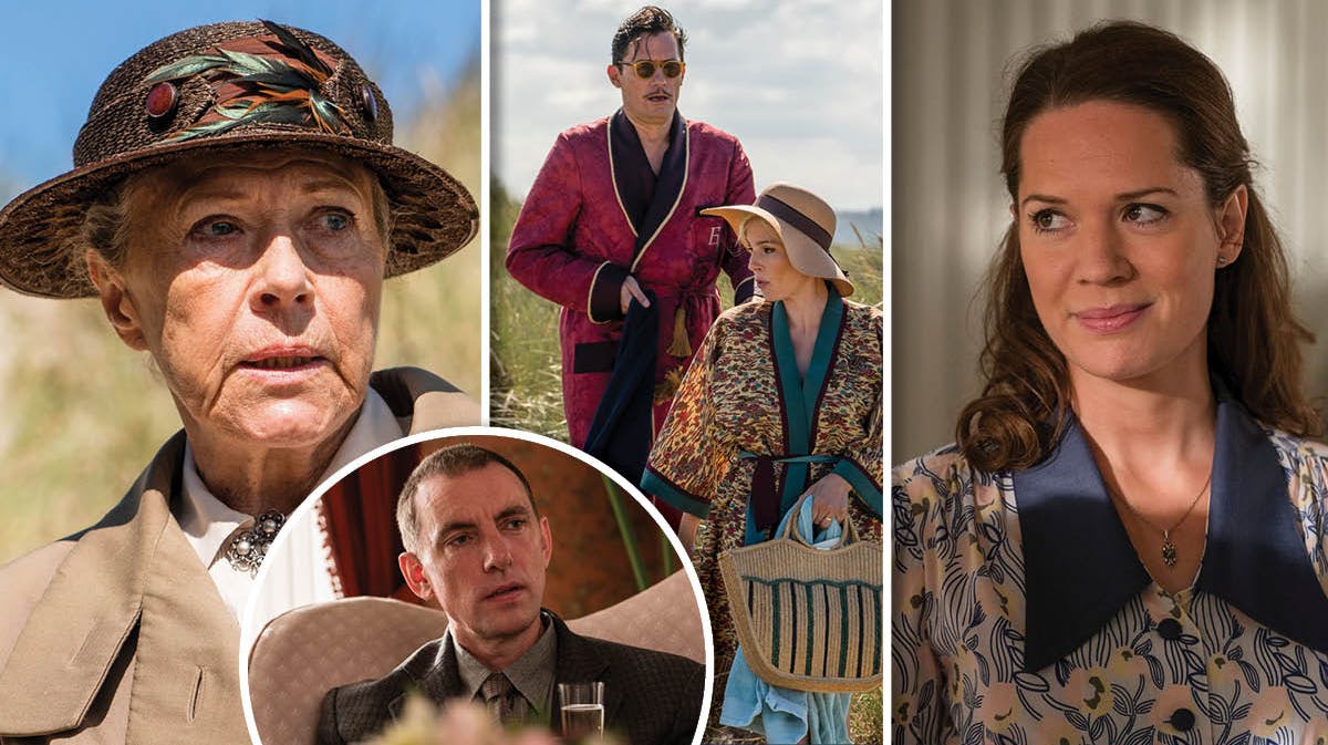 Fru Fjeldsø, grev Ditmar, Weyse, Helene og Amanda. 