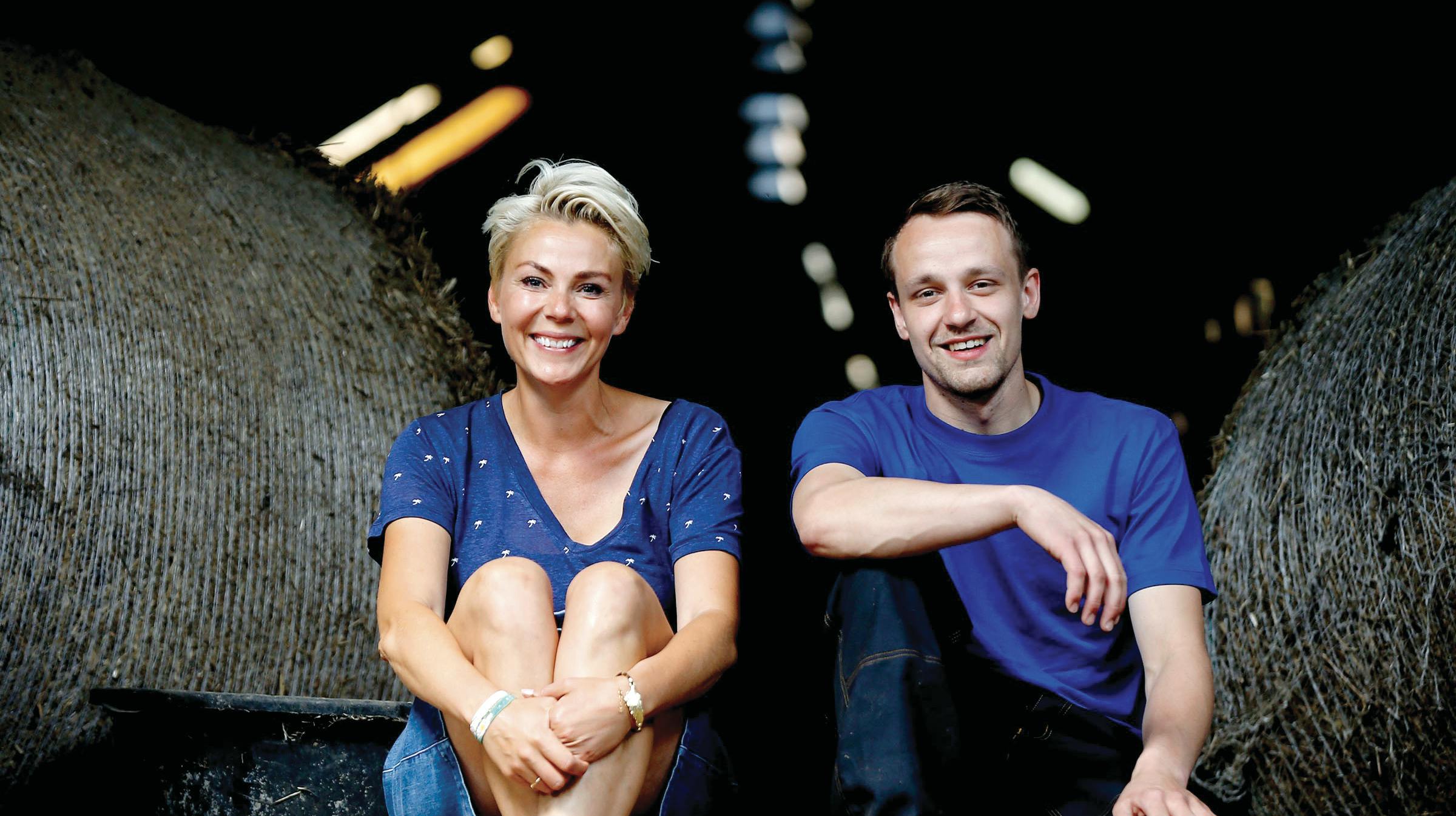 Lene Beier og en af deltagerne i sidste års omgang af "Landmand søger kærlighed", Niels. 