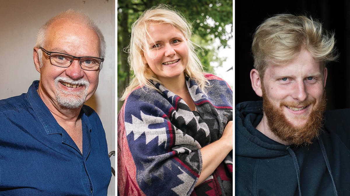 Jørgen, Stine og Troels