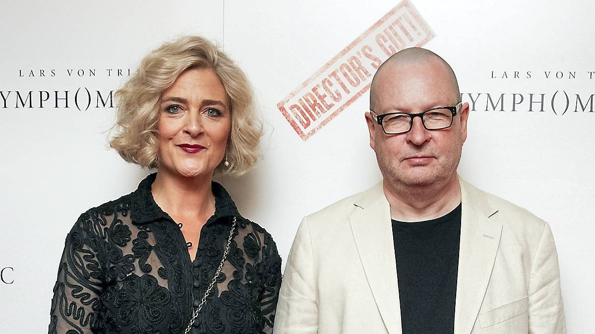 Lars von Trier og konen Bente