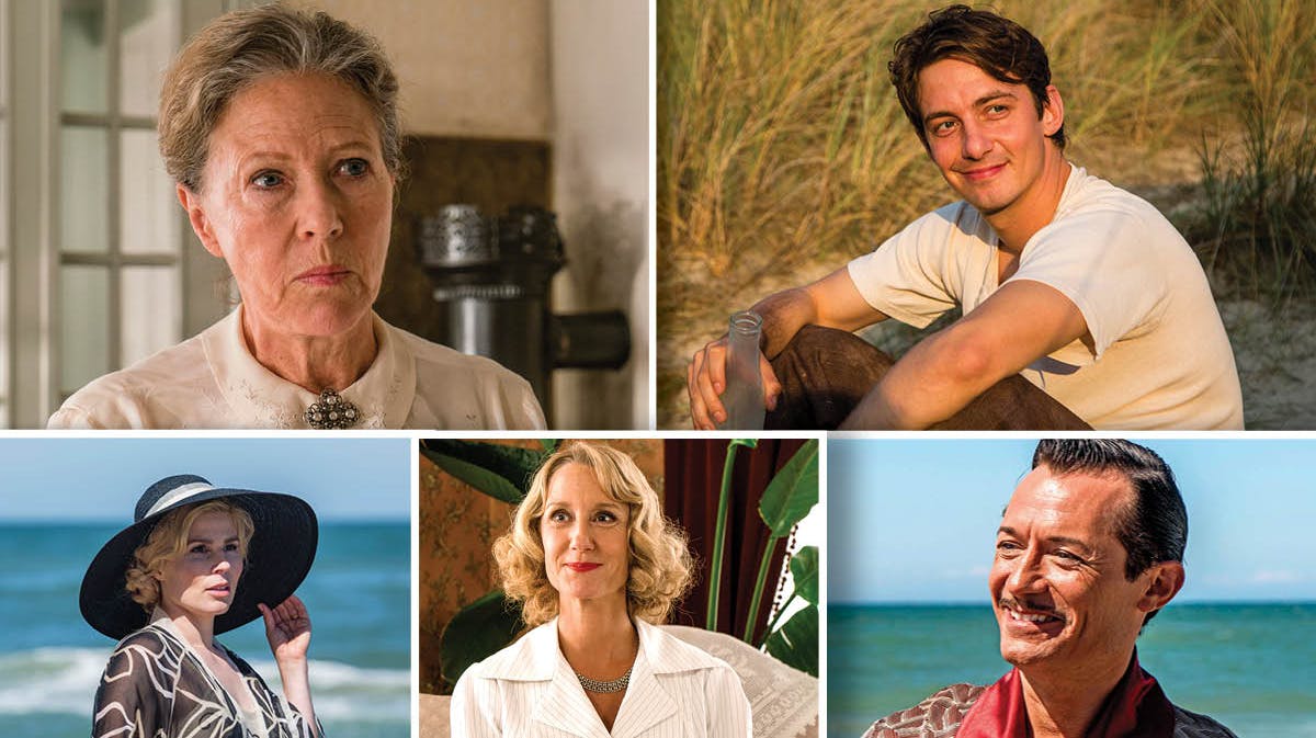 Birthe Neumann, Aske Bang, Cecilie Stenspil, Anette Støvelbæk og Jens Jacob Tychsen.