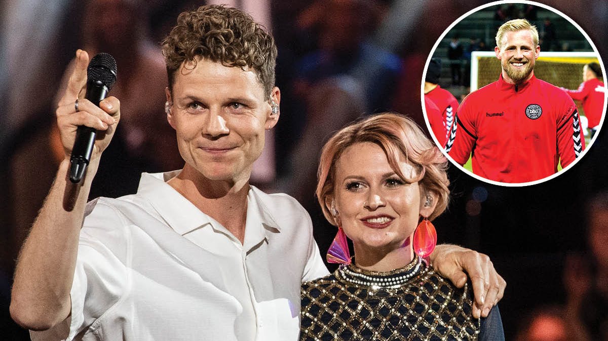 Alphabeat og Kasper Schmeichel