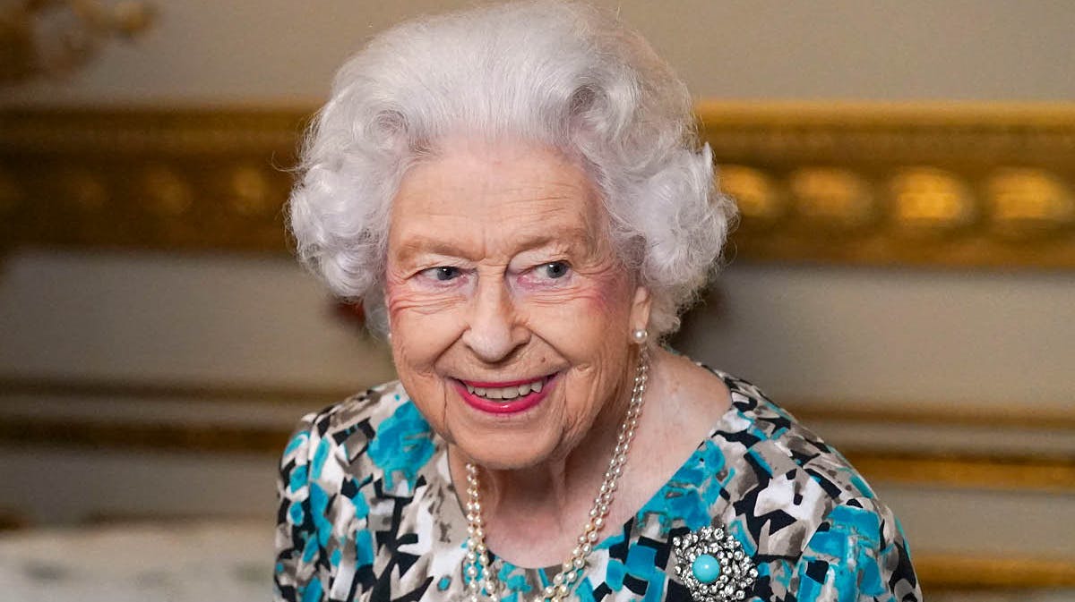 Dronning Elizabeth. 