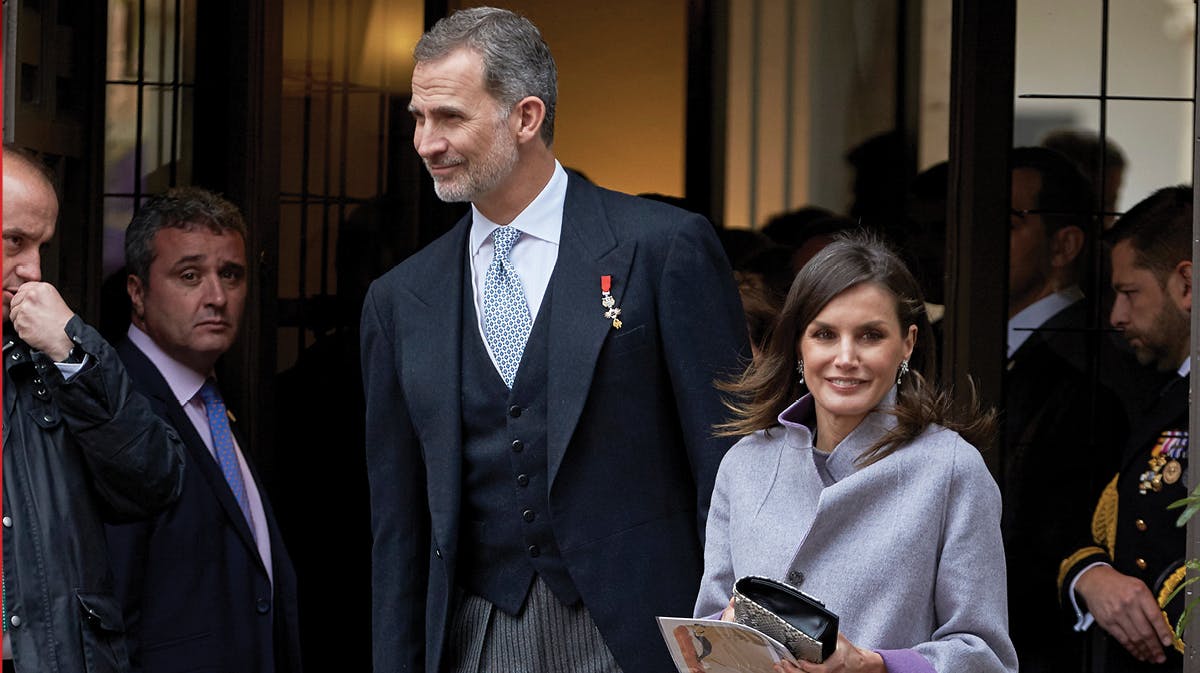 Dronning Letizia, kong felipe