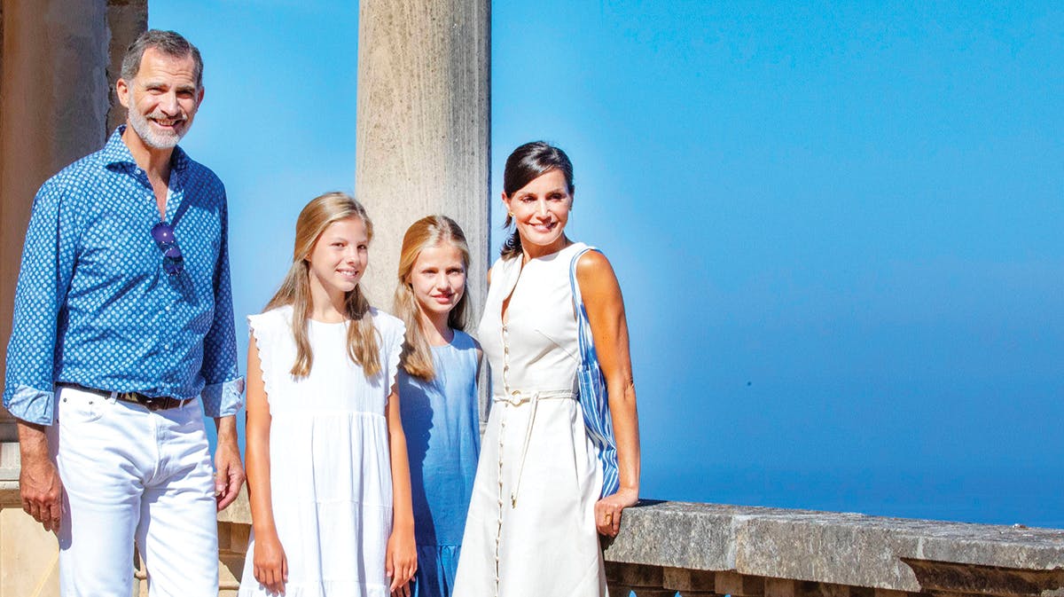 Dronning Letizia, kong Felipe, prinsesse Leonor, prinsesse Sofía