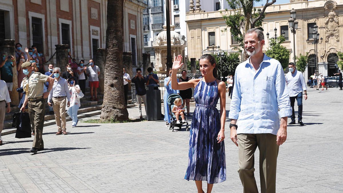 Dronning Letizia og kong Felipe