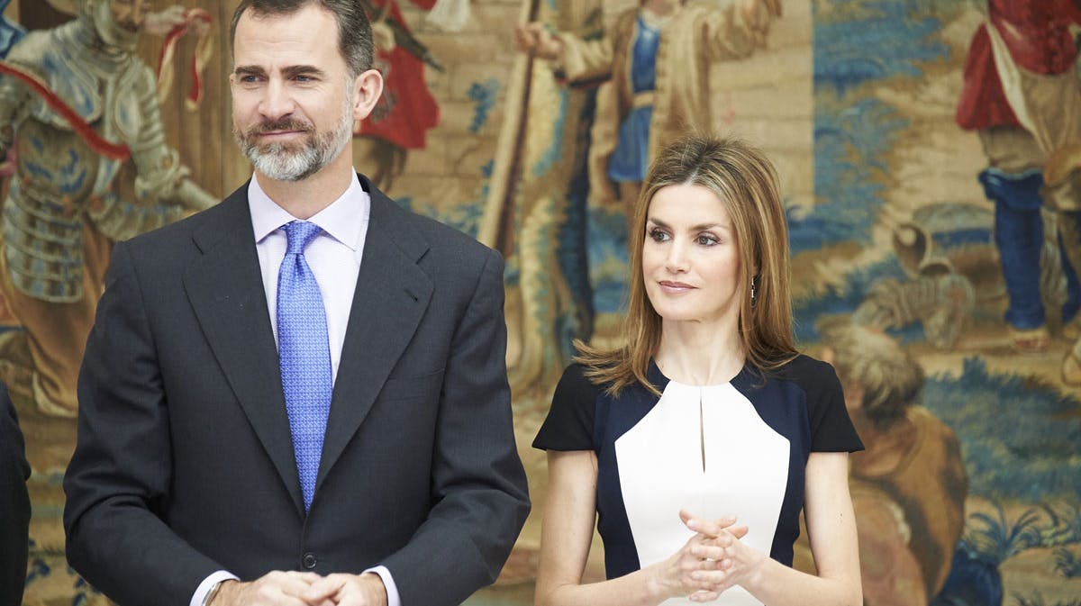 Kong Felipe og dronning Letizia.