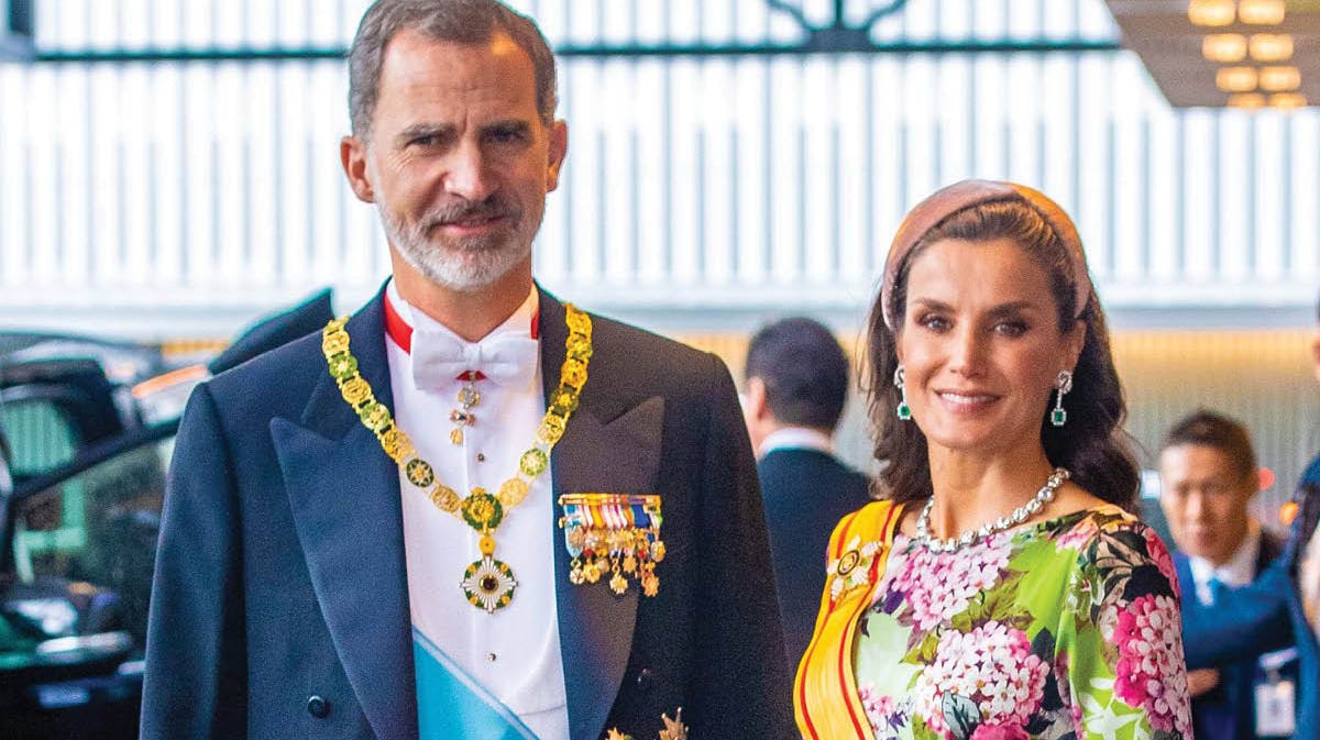 Kong Felipe og dronning Letizia af Spanien.