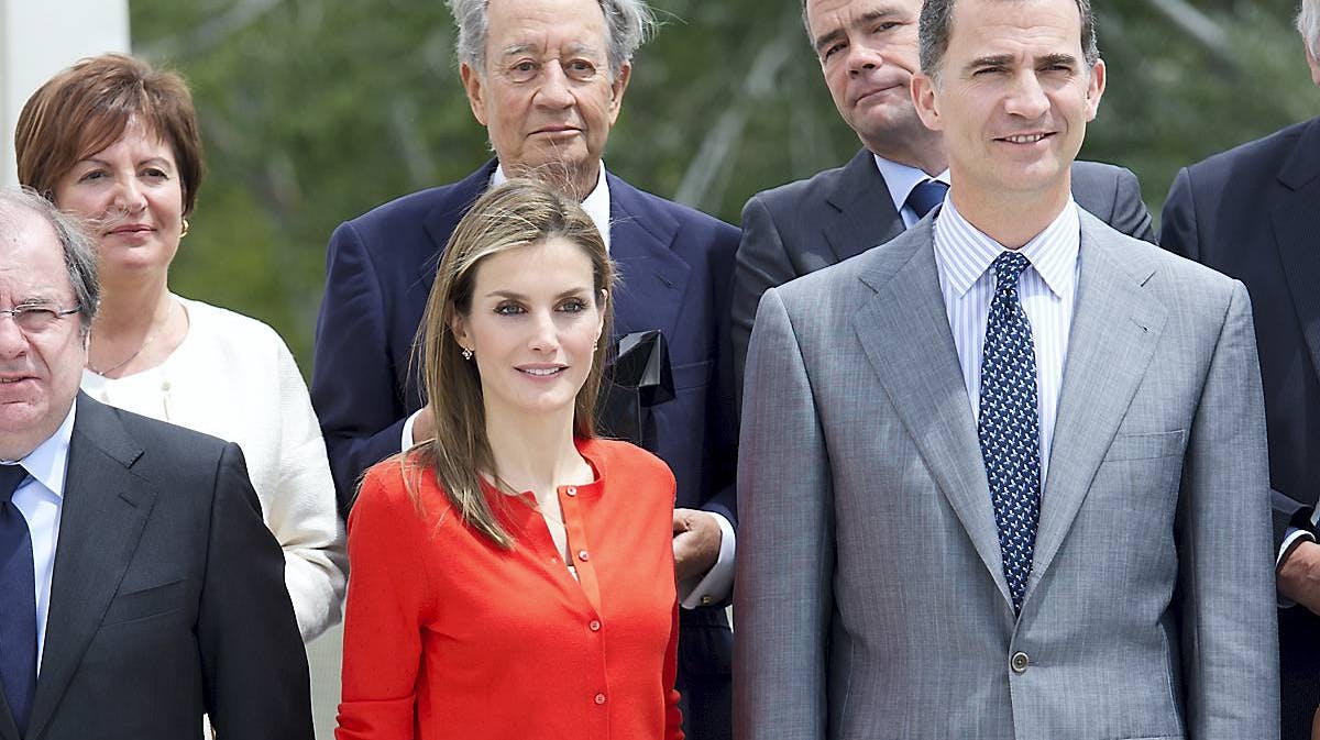 Dronning Letizia og kong Felipe.