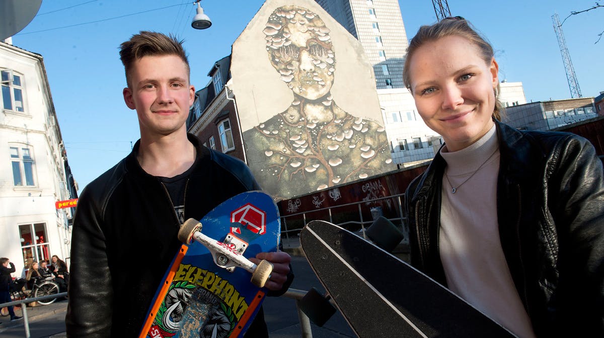 Lise og Michael fotograferet hjemme i Aalborg.