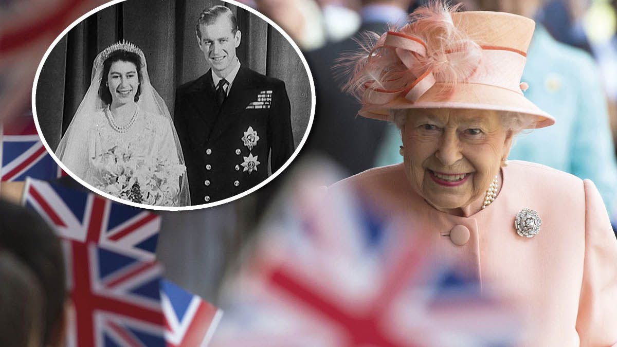 Dronning Elizabeth og prins Philip blev gift i 1947.
