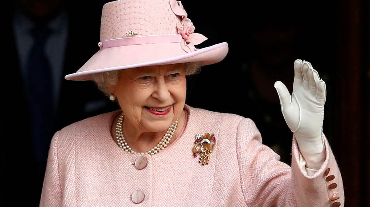 Dronning Elizabeth. 