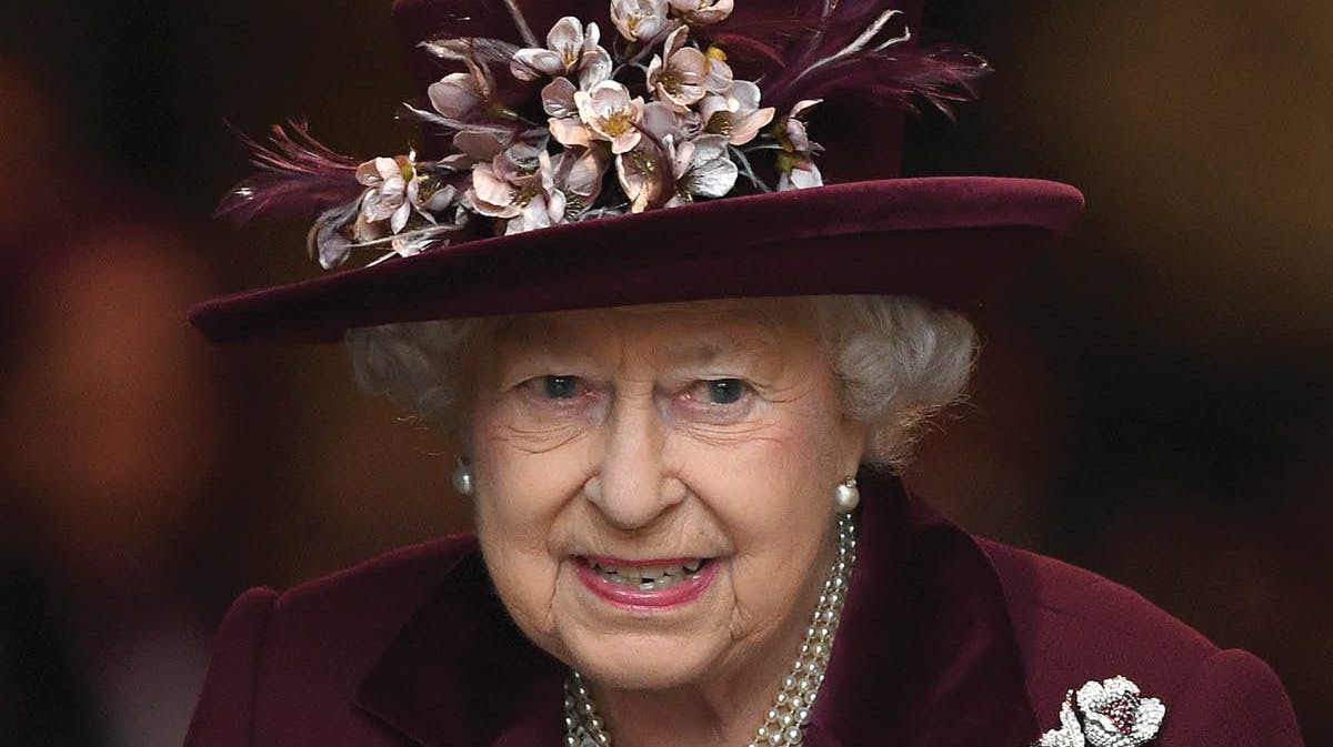 Dronning Elizabeth. 