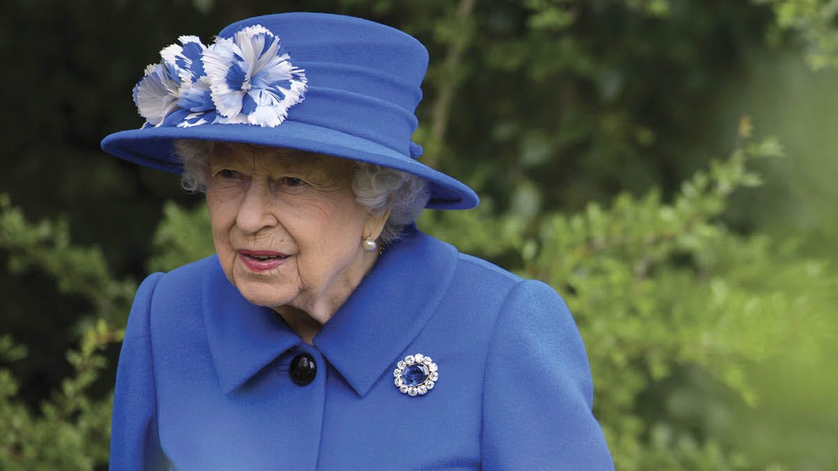 Dronning Elizabeth.