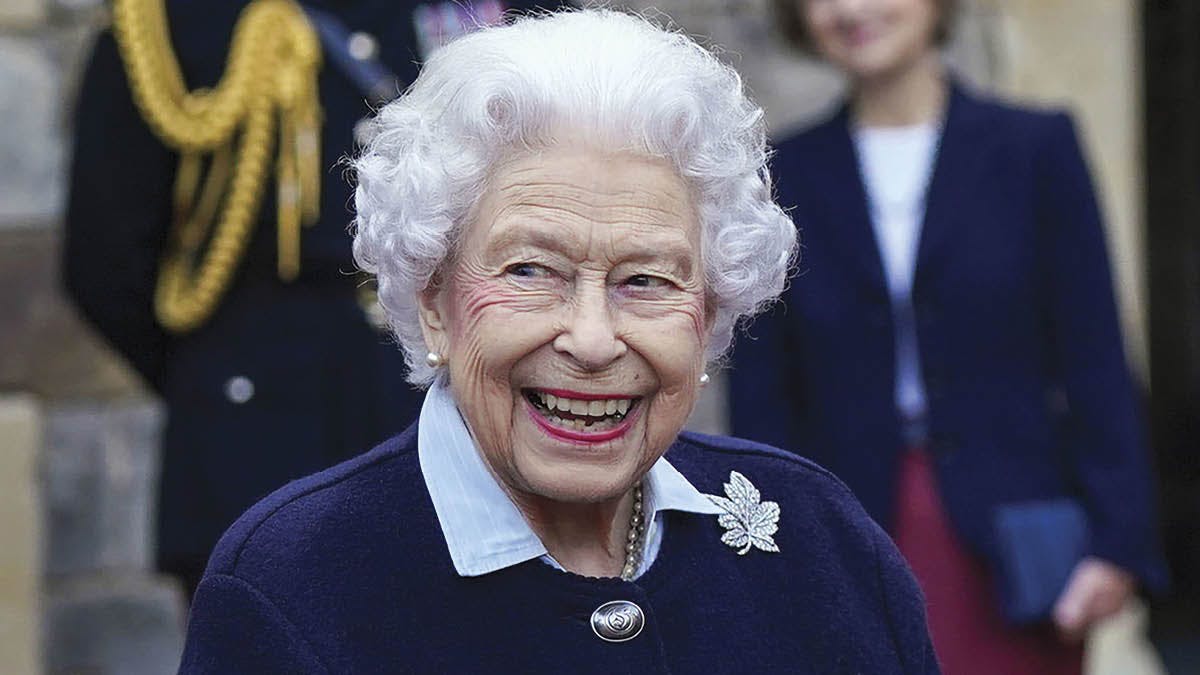 Dronning Elizabeth.