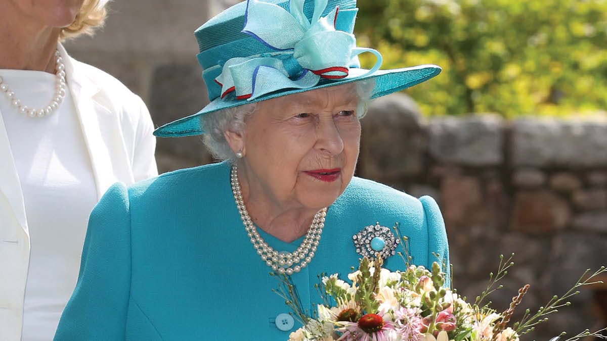Dronning Elizabeth.
