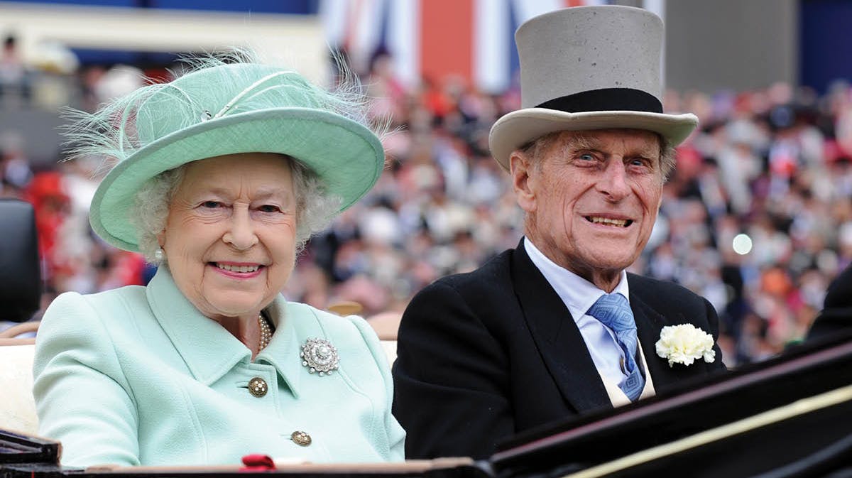 Dronning Elizabeth og prins Philip.