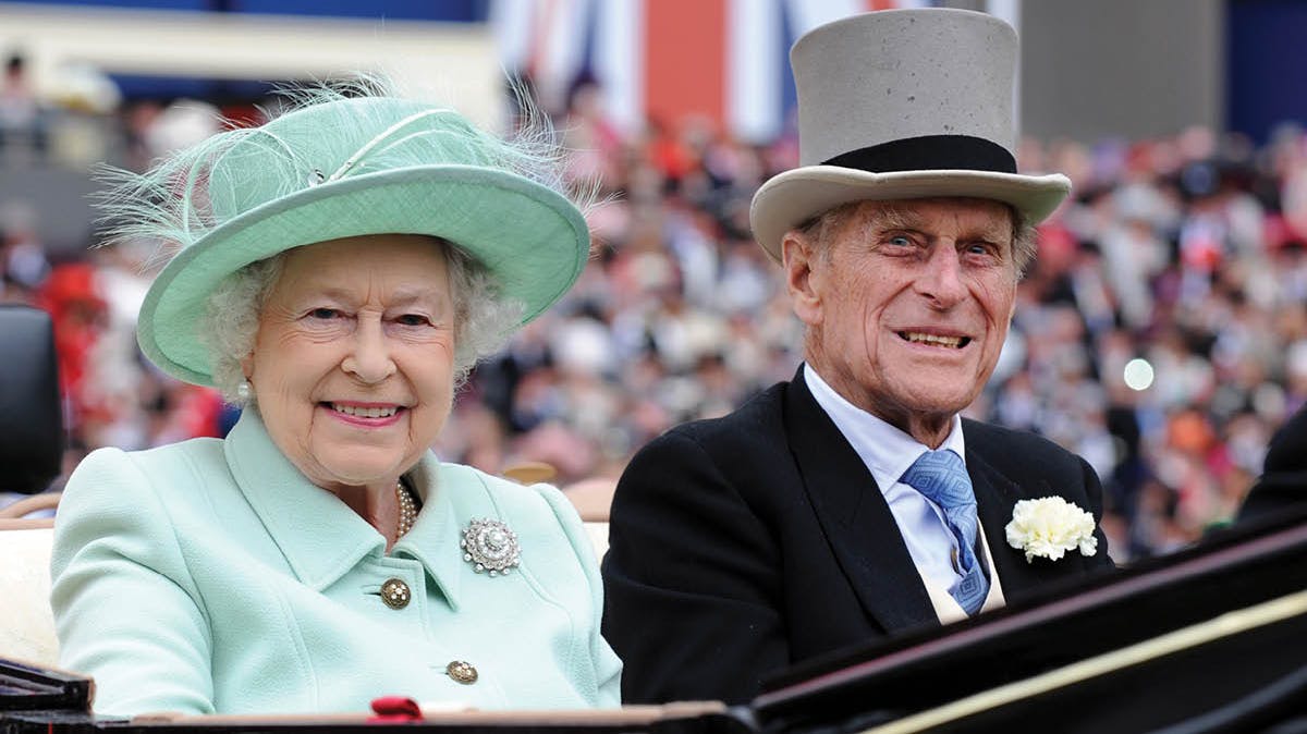 Dronning Elizabeth og prins Philip.