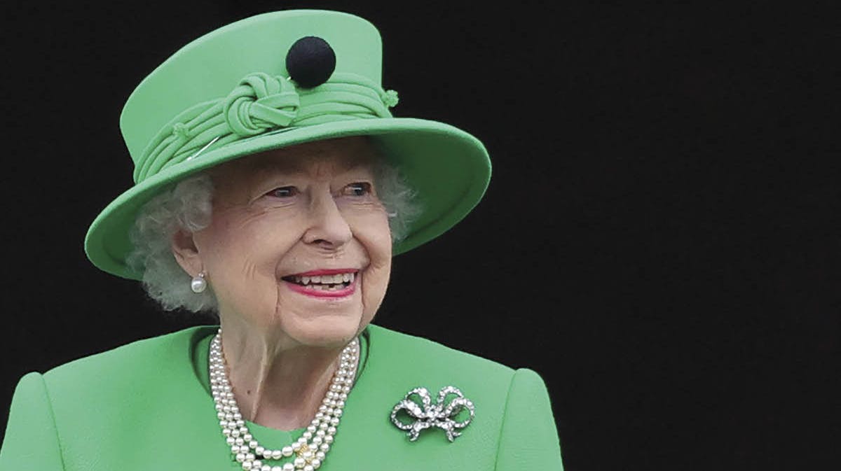 Dronning Elizabeth.