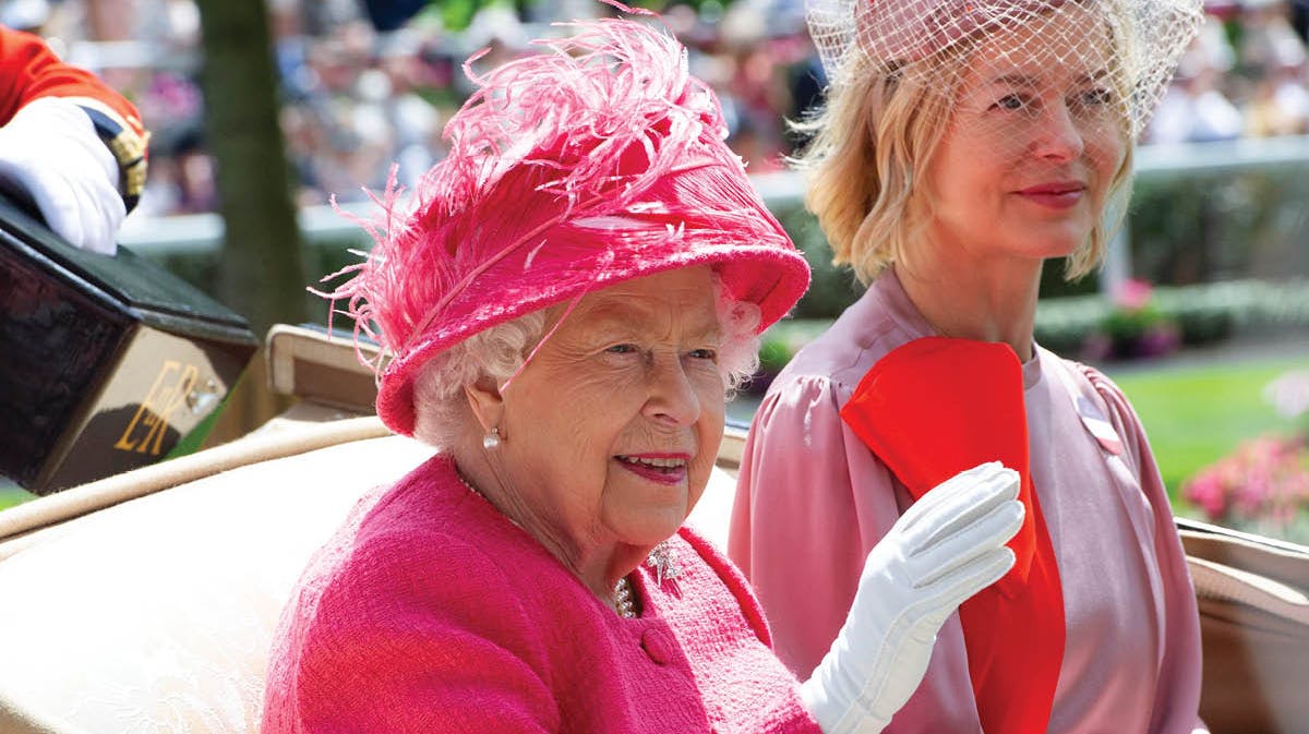 Dronning Elizabeth.