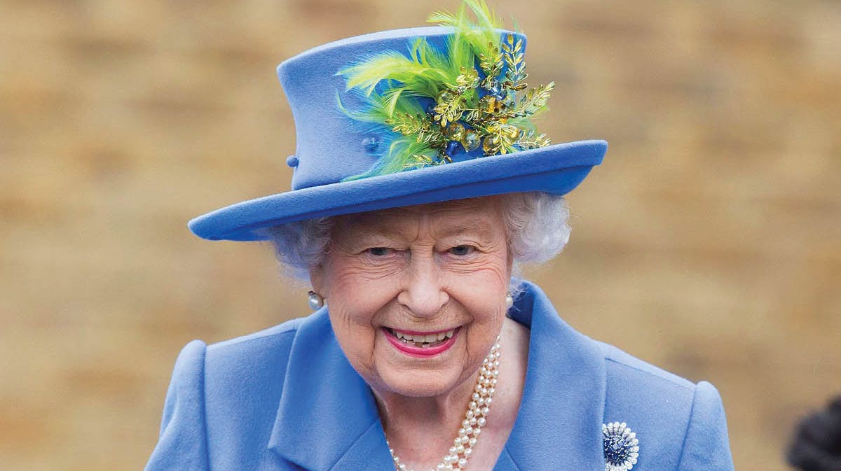 Dronning Elizabeth.