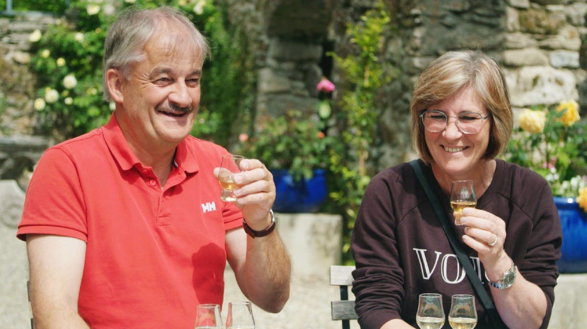 Leif og Tina på romantisk weekend i Irland. 