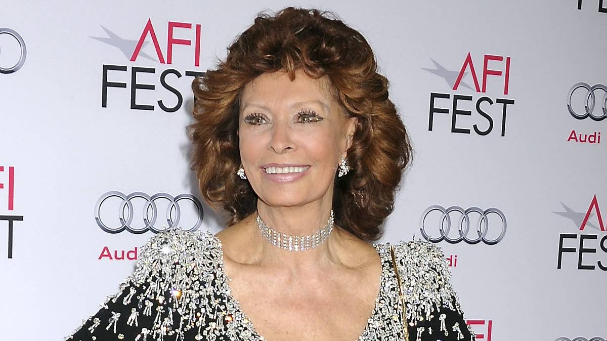 Sophia Loren.