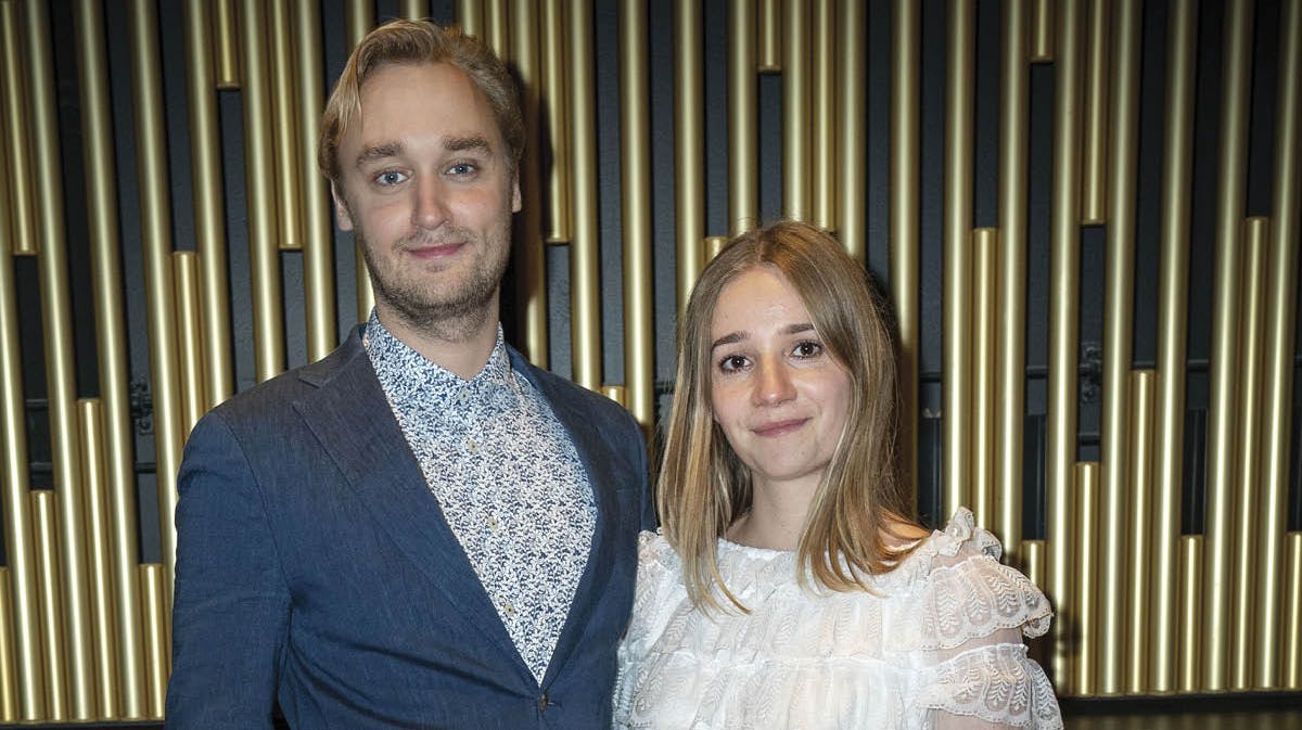 Lue Støvelbæk og kæresten Mathilde