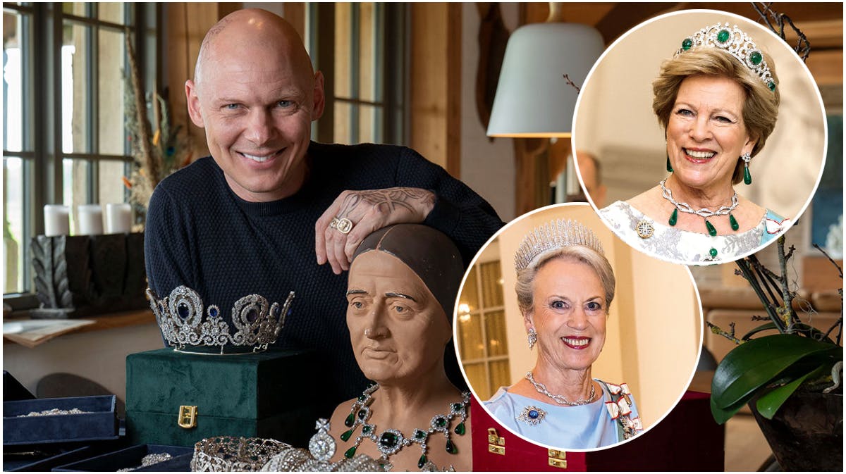 Jim Lyngvild, dronning Anne-Marie og prinsesse Benedikte.